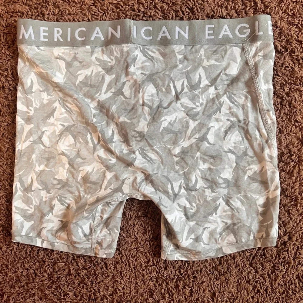 American Eagle Boxer Briefs Camo Print Stretch Underwear Comfortable No Size Tag